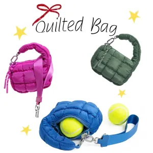 ✨ Adorable Puffer Lipstick Pouch 🎀 | Quilted Coin Bag for Makeup Magic ✨🎉 Perfect Holiday Gift for Her!