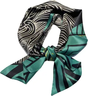 27" and 21" Mulberry Silk Square Scarf for Women- Head Scarf, Bandana, and Neck Scarf