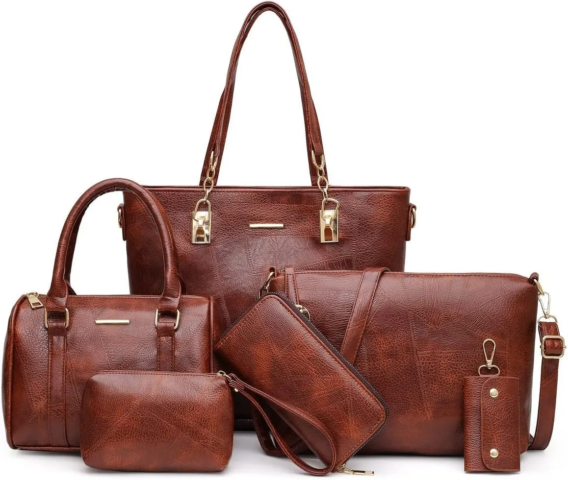 2E-youth Designer Purses and Handbags for Women Satchel Shoulder Bag Tote Top Handle Bag