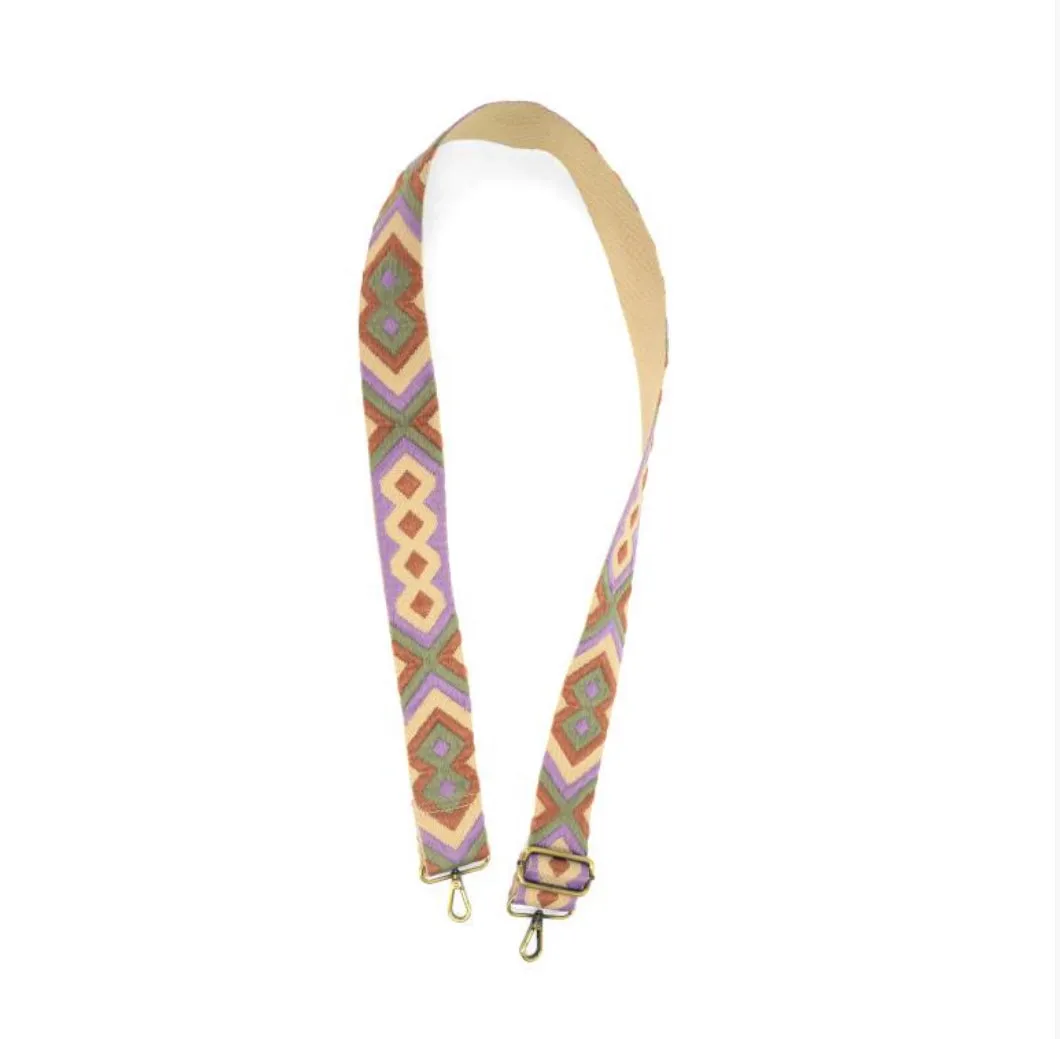 2" embroidered guitar strap (various patterns)