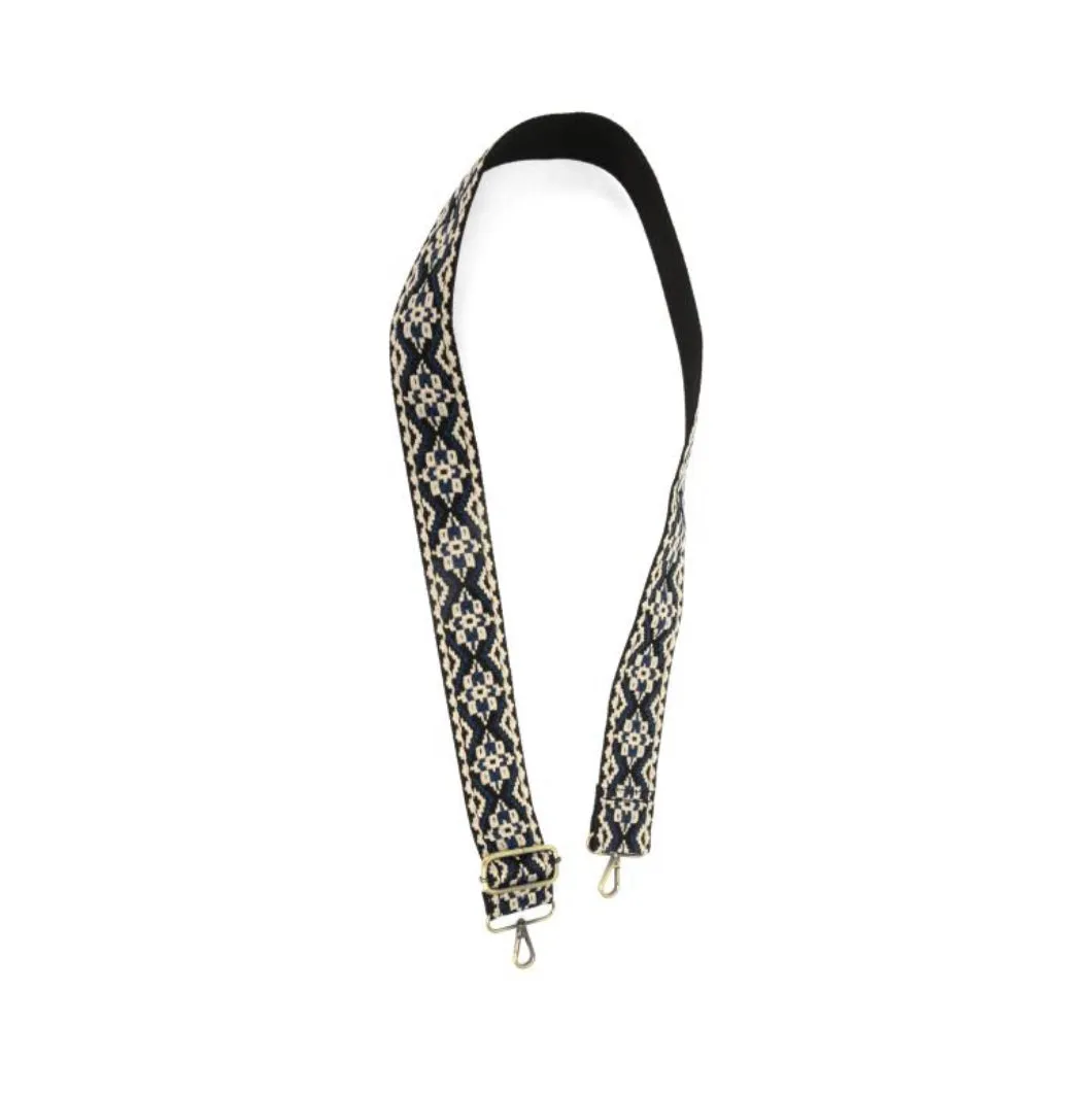 2" embroidered guitar strap (various patterns)