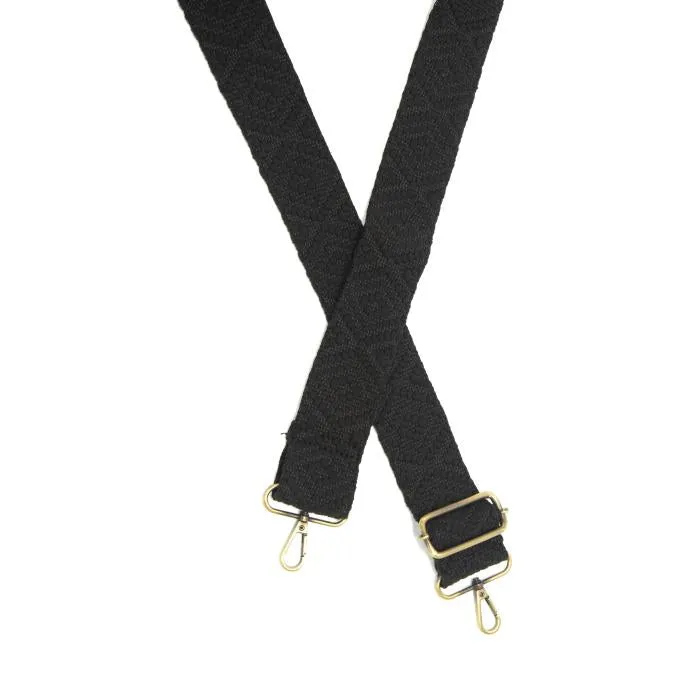 2" embroidered guitar strap (various patterns)