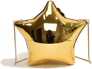 Acrylic Clutch for Women Evening HandBag Star Lipstick Bag for Wedding Party Prom Cocktail