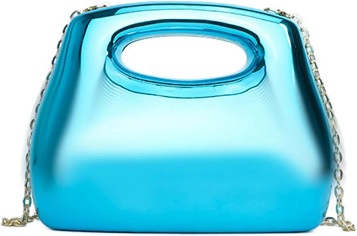 Acrylic Handbags for Women Clutch Small Unique Shoulder Purse Trendy Evening Bag Crossbody for Party Cocktail