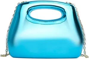 Acrylic Handbags for Women Clutch Small Unique Shoulder Purse Trendy Evening Bag Crossbody for Party Cocktail