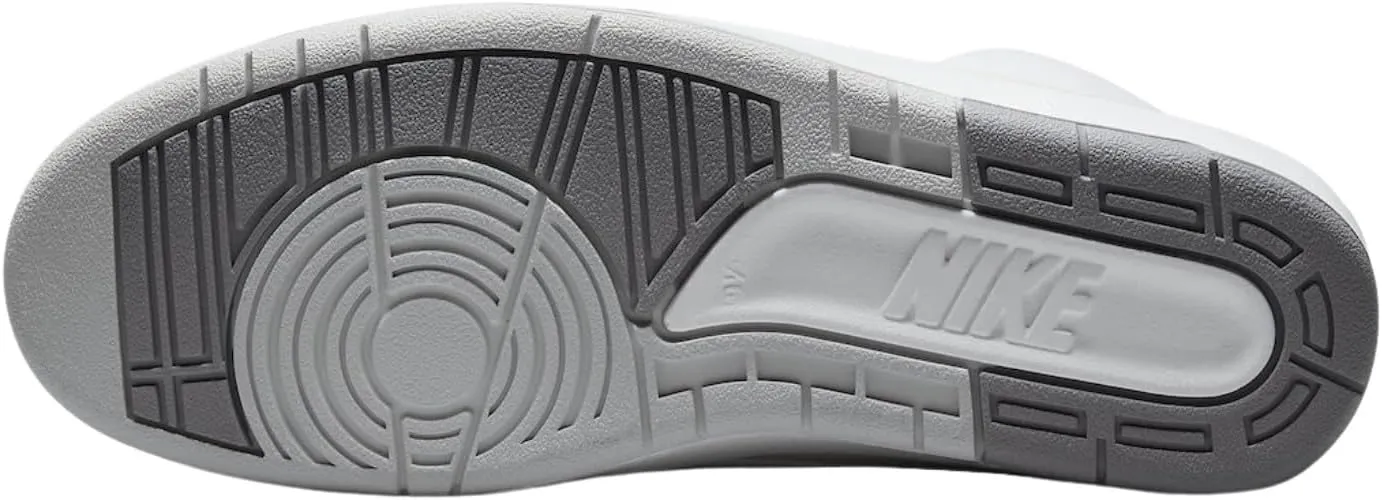 Air Jordan 2 Retro Cement Grey Mens Lifestyle Shoes (White/Grey)