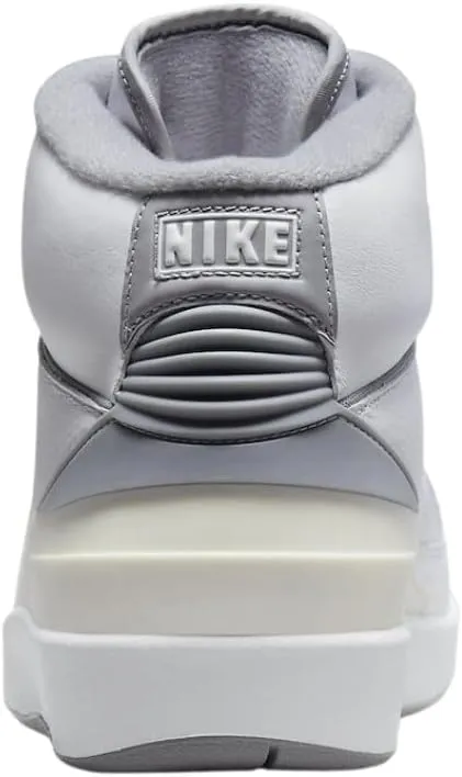 Air Jordan 2 Retro Cement Grey Mens Lifestyle Shoes (White/Grey)