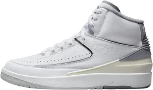 Air Jordan 2 Retro Cement Grey Mens Lifestyle Shoes (White/Grey)