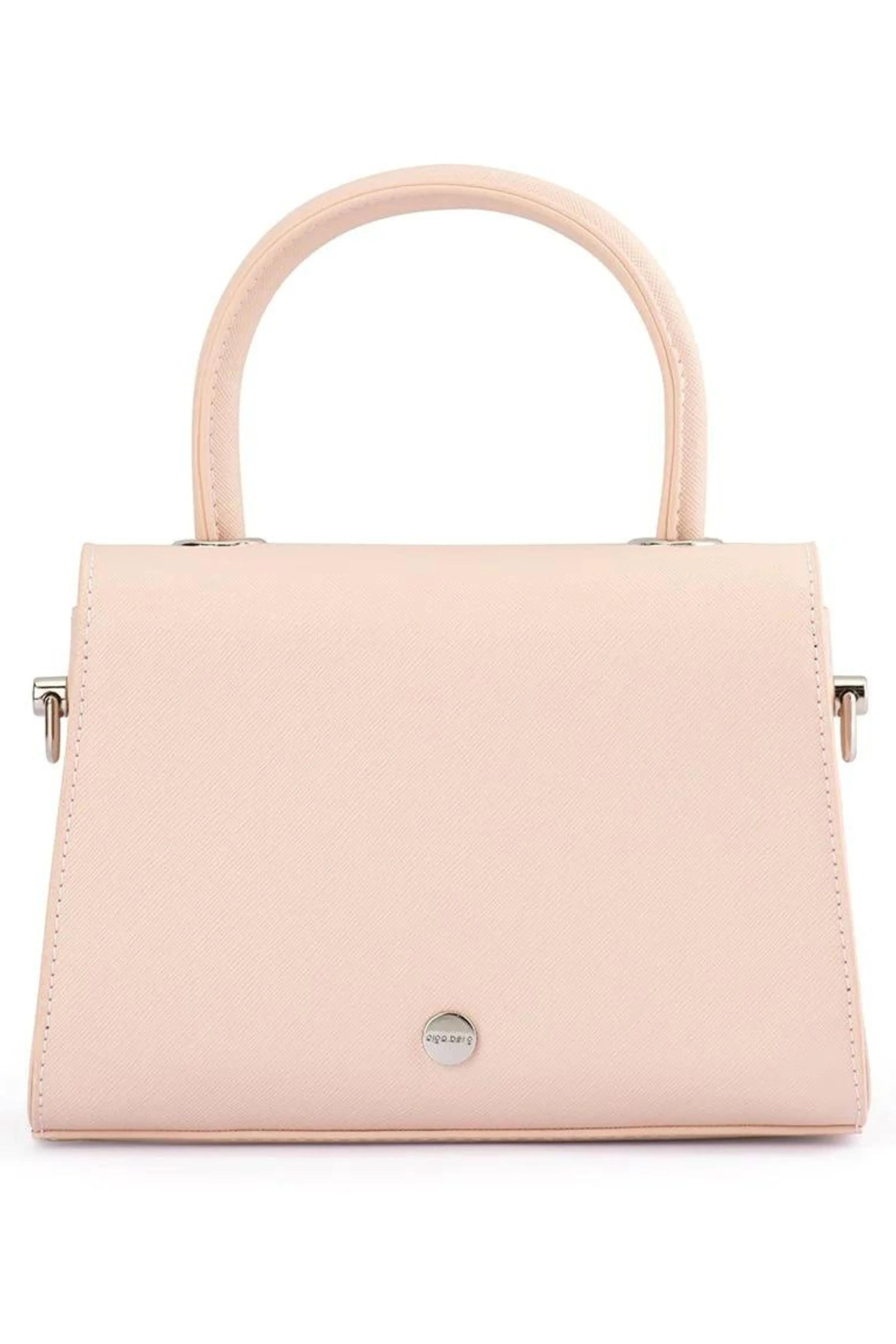 Alejandra Embellished Top Handle Bag - Blush