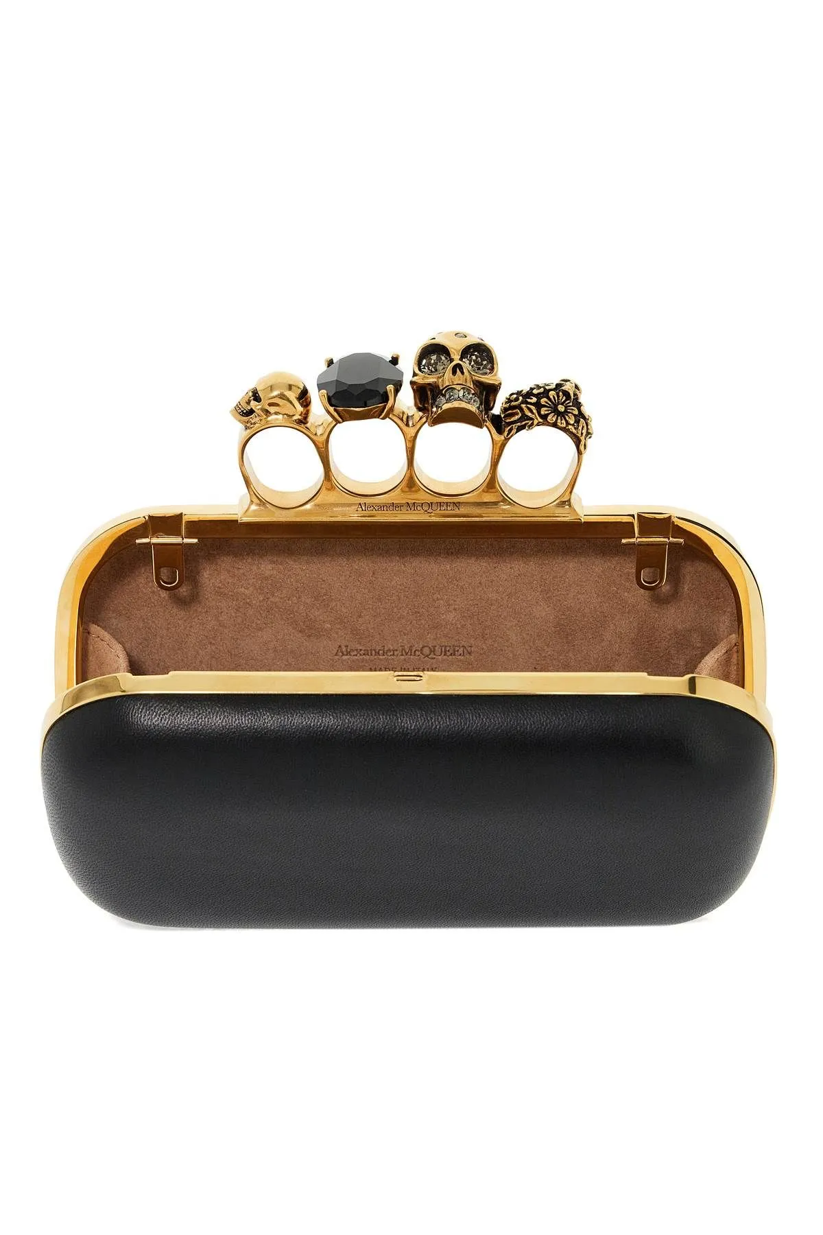 Alexander Mcqueen Chain Clutch With Knuckle