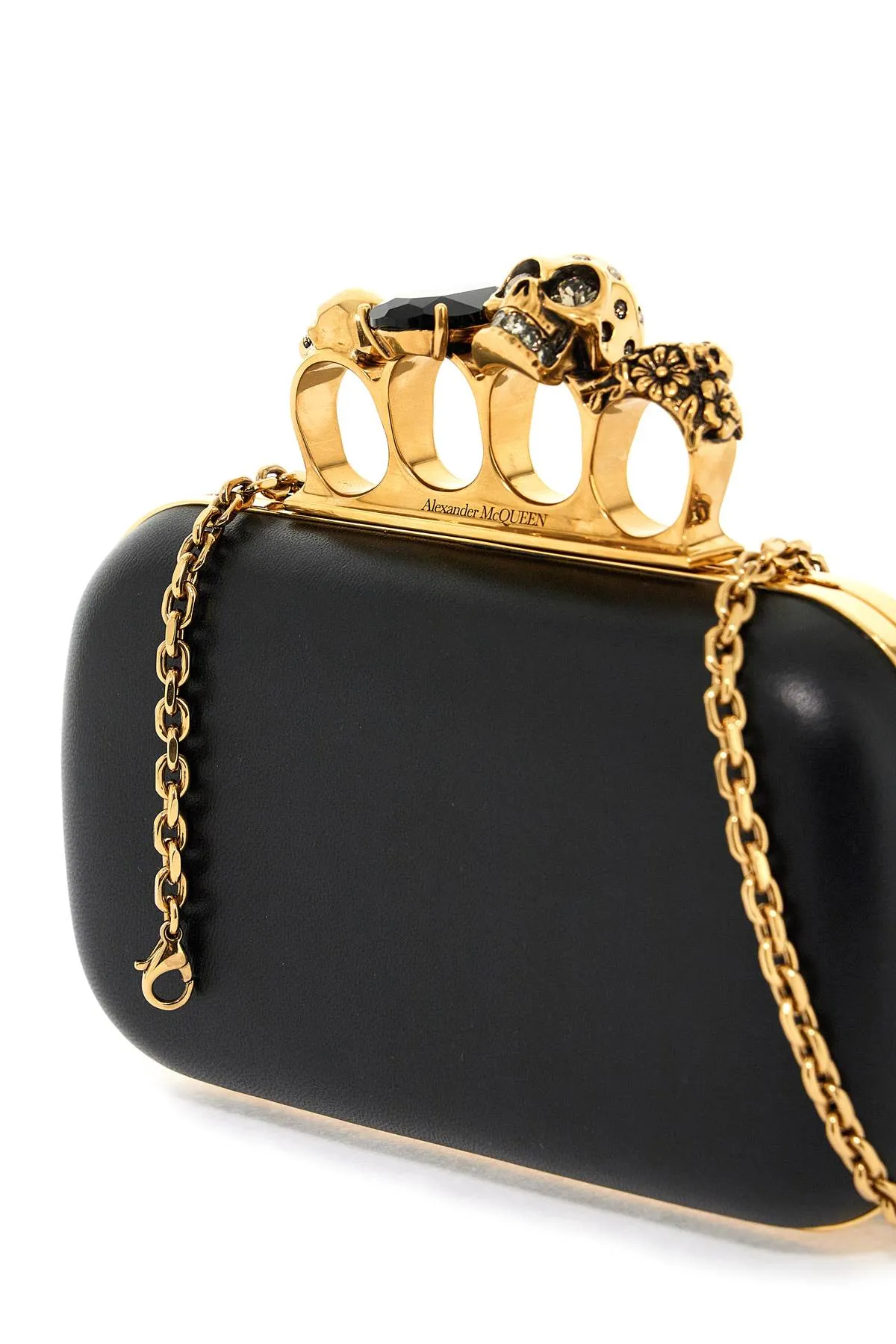 Alexander Mcqueen Chain Clutch With Knuckle