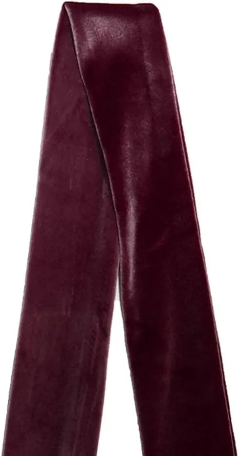 Allegra K Women Vintage Velvet Skinny Neck Scarves Solid Color Long Neckerchief Hairband Narrow Waistband