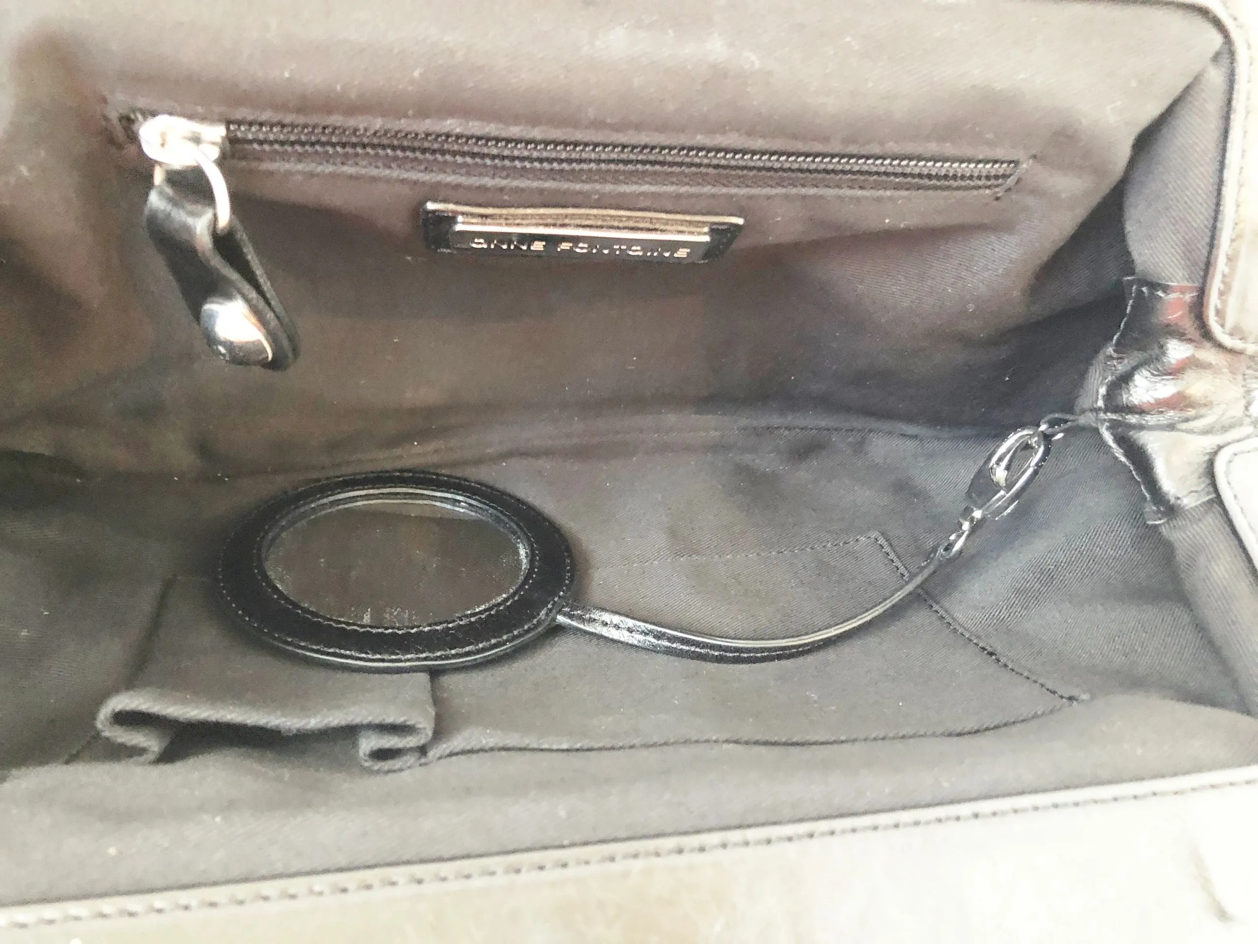 Anne Fontaine Leather Clutch