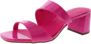 Anne Klein Womens Kinder Patent Square Toe Block Heel