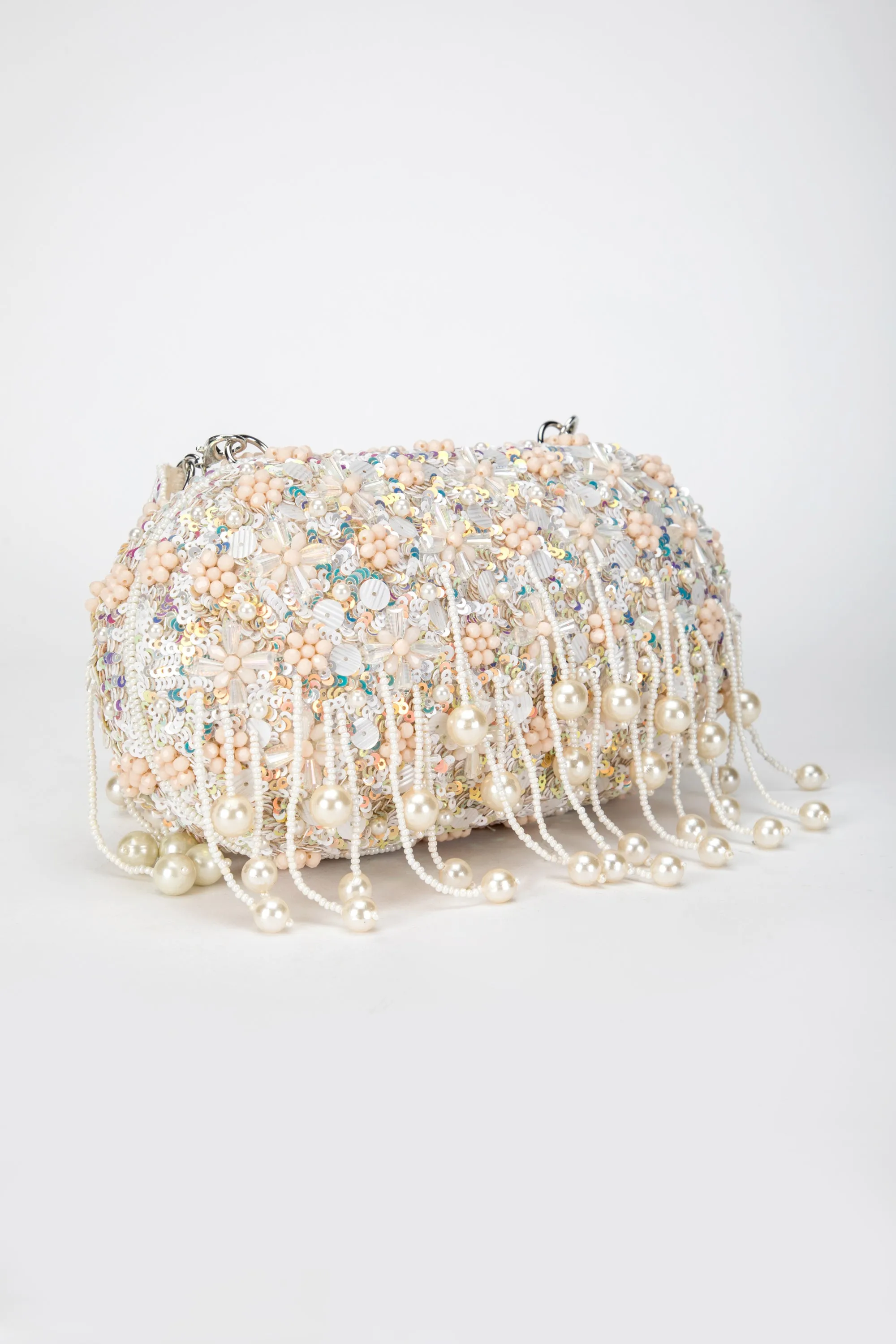 Aria Clutch – Beige