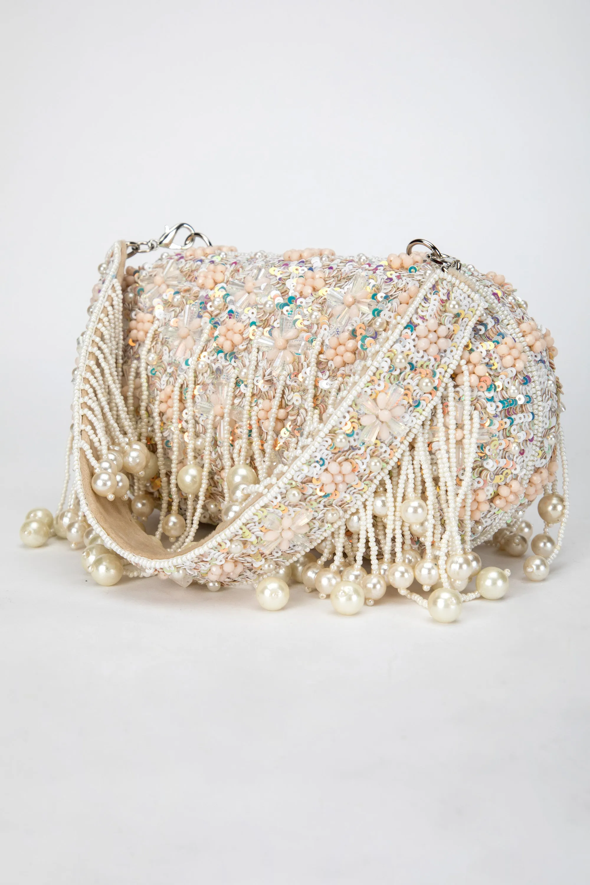 Aria Clutch – Beige
