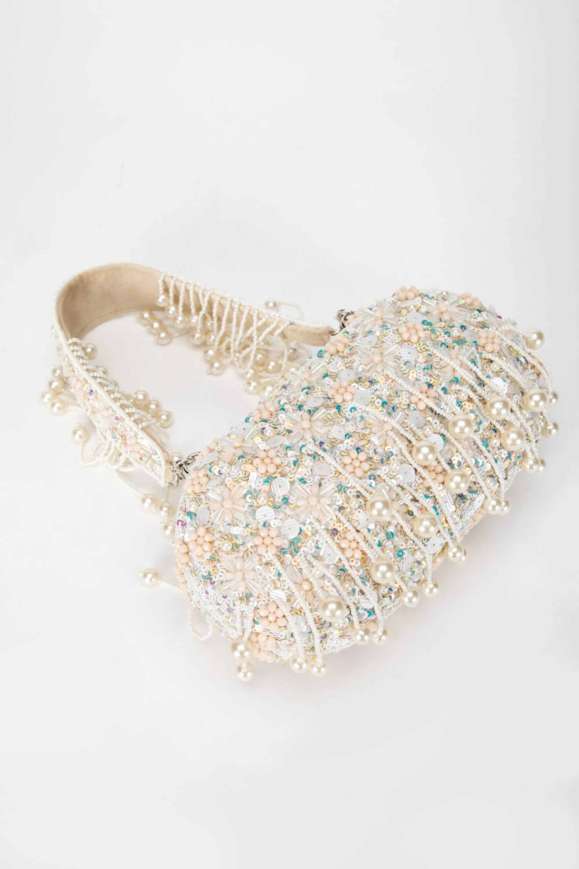 Aria Clutch – Beige