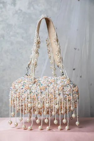Aria Clutch – Beige