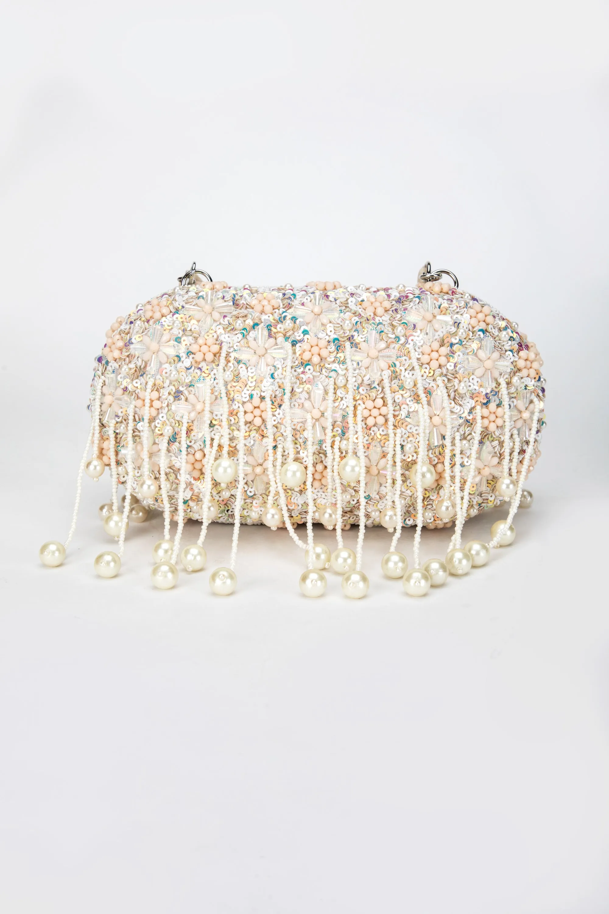 Aria Clutch – Beige