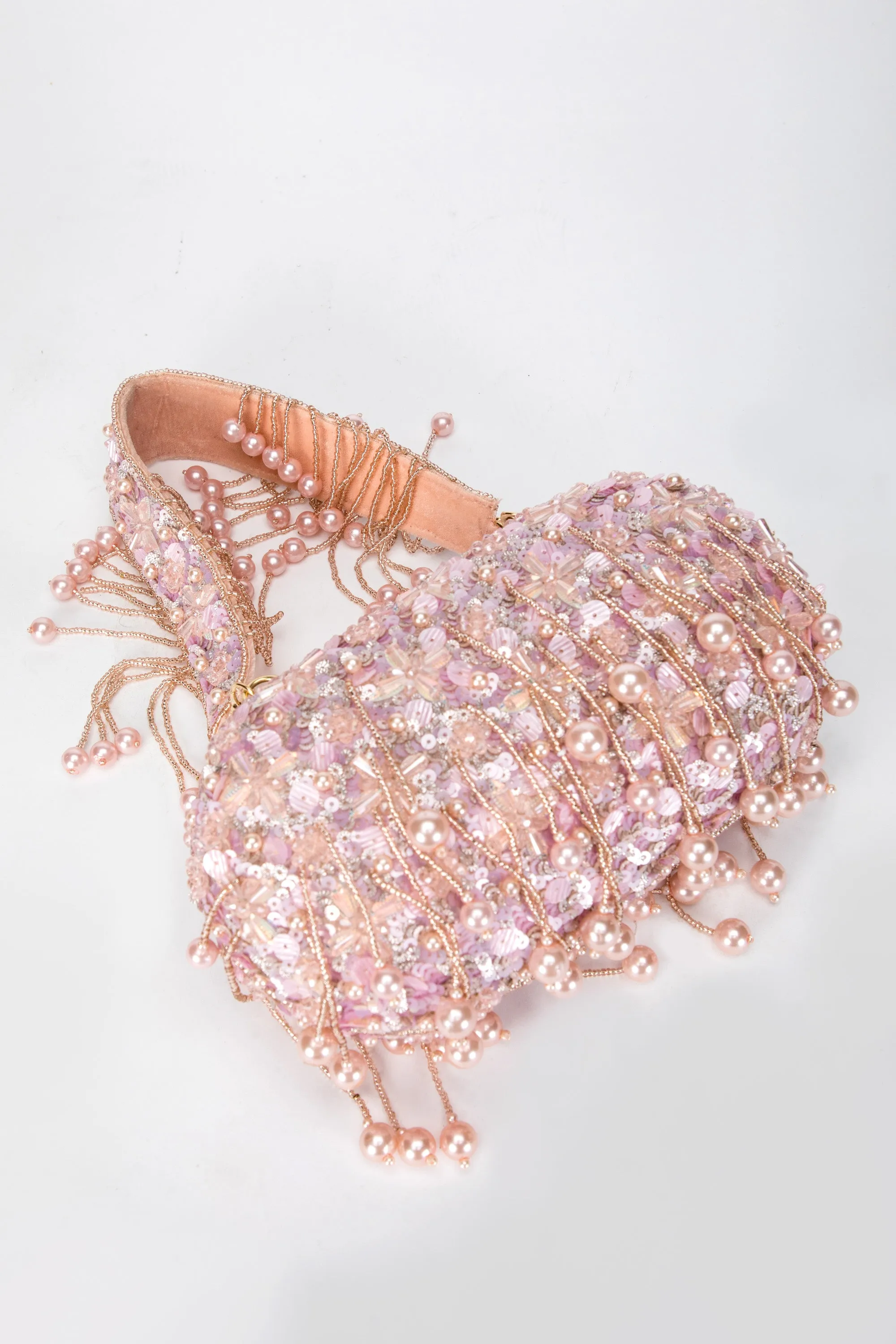 Aria Clutch – Rose Gold