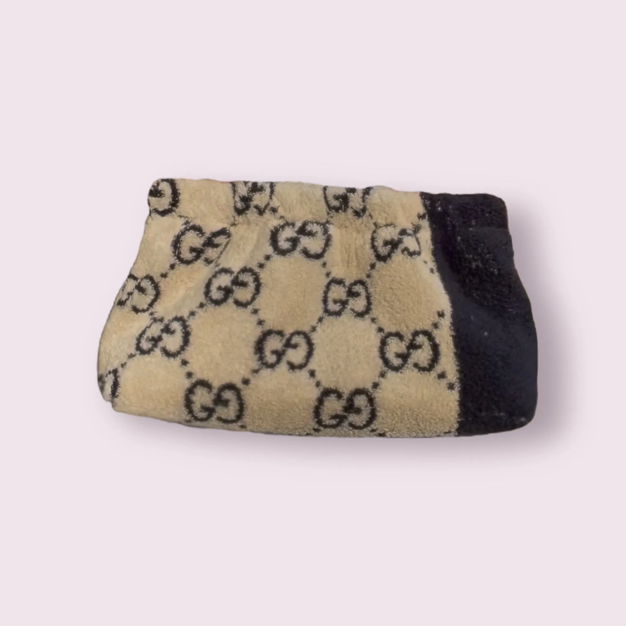 Artisan made designer towel clutch bag