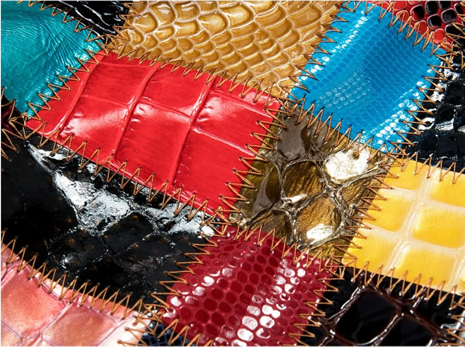 Aurexa Women's Genuine Leather Wallet Patent Leather Retro Vintage Patchwork Embossed Flower Floral Wristlet Clutch Bag (Short Trifold Patent Leather Square)