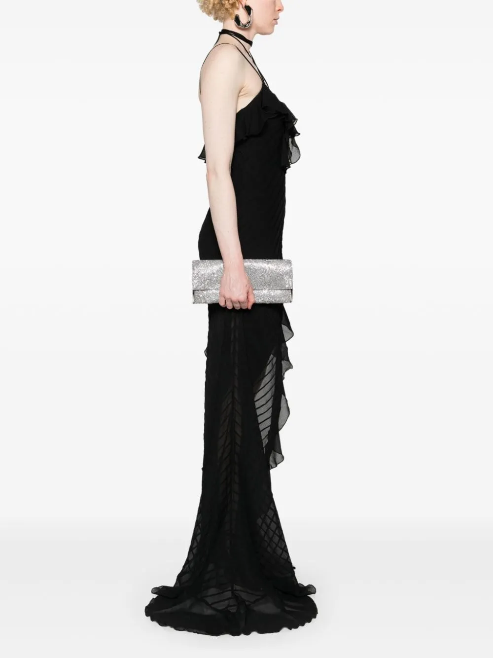 Benedetta Bruzziches Kate Crystal Embellished Clutch Bag