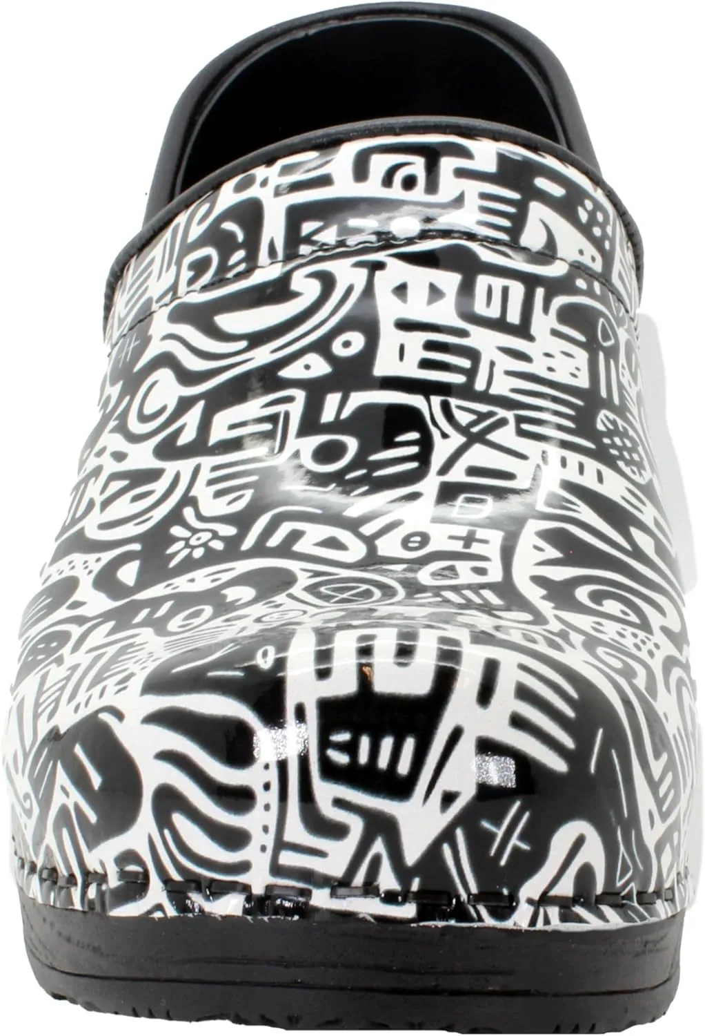 BJORK Swedish Comfort Women's Professional Printed Leather Clogs