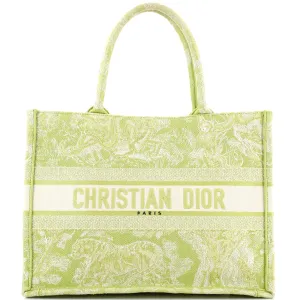 Book Tote Embroidered Canvas Medium