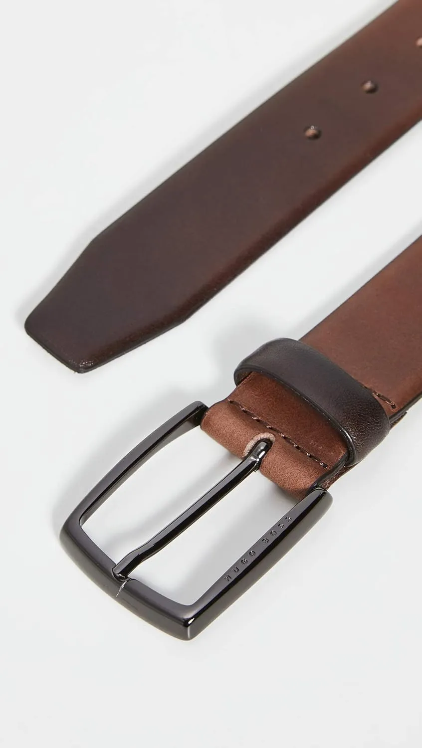 BOSS Men's Celie Italian Leather Belt