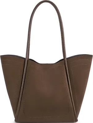 BOSTANTEN Purses for Women Trendy Travel Shoulder Bag Ladies Designer Tote Handbag 2025 Summer (11.4" x 3" x 12.2")