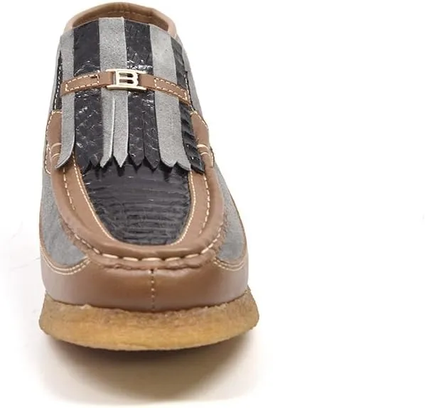 British Collection - Apollo 2 Leather and Snake Skin Combo Limited Edition Exotic Shoes