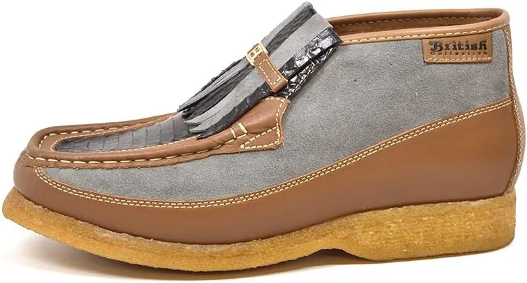 British Collection - Apollo 2 Leather and Snake Skin Combo Limited Edition Exotic Shoes