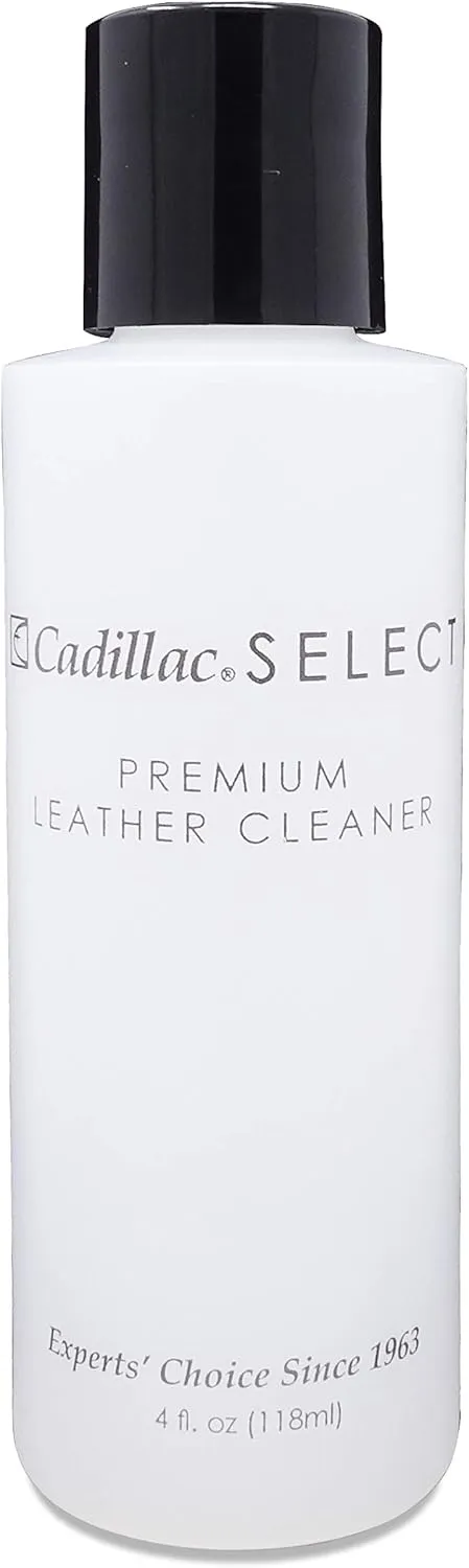 Cadillac Select Premium Leather Cleaner 4 oz - Great for Shoes, Handbags, Jackets, Gloves, Furniture & More