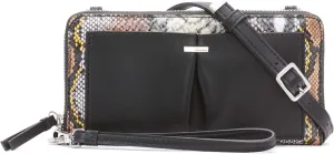 Calvin Klein Nickel Organizational Wallet on a String Crossbody