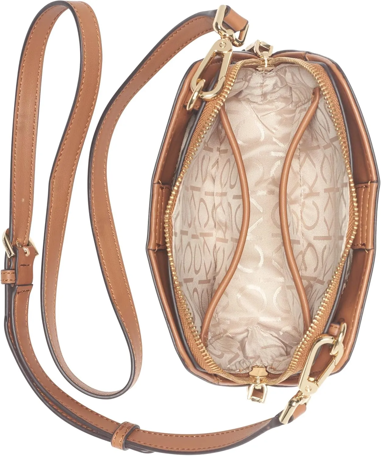 Calvin Klein Women's Lucy Triple Compartment Crossbody