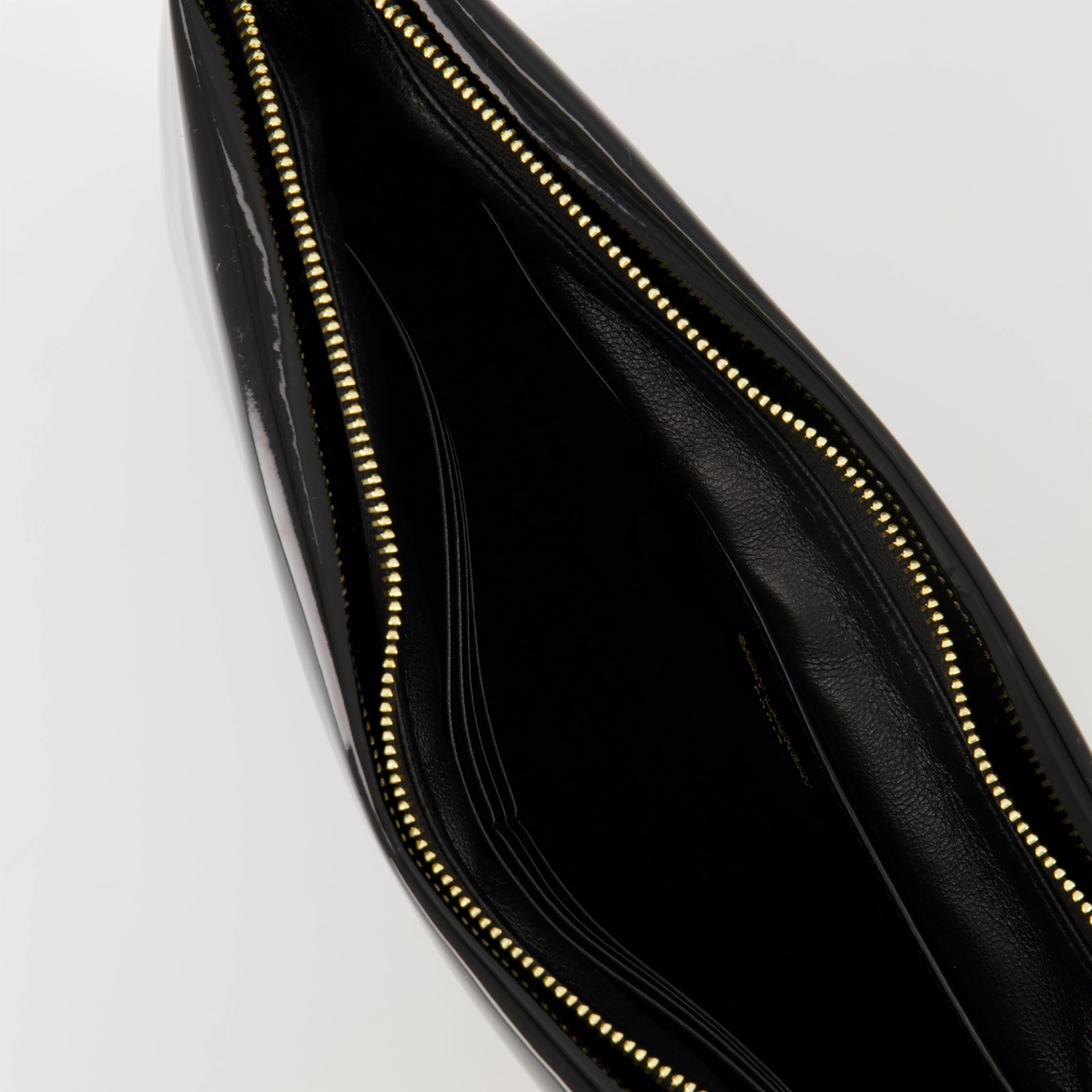 Calypso Black Patent Clutch