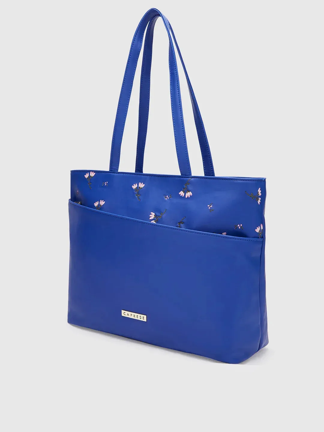 Caprese Adah Large Blue Tote Bag