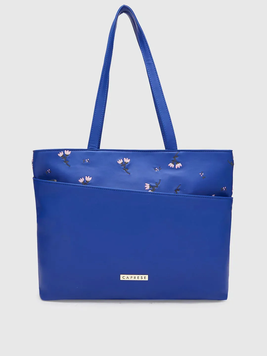 Caprese Adah Large Blue Tote Bag