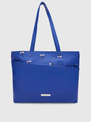 Caprese Adah Large Blue Tote Bag