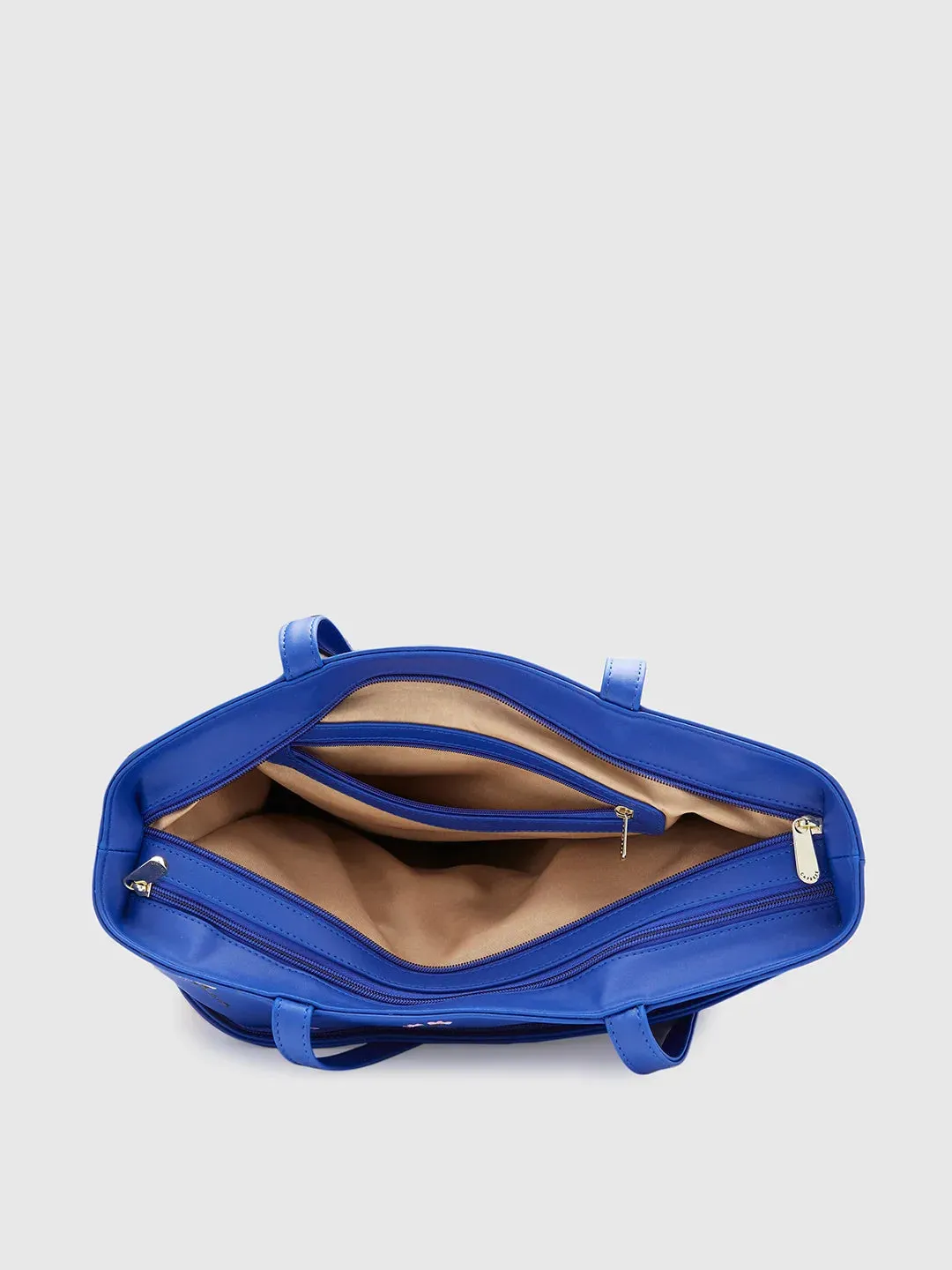Caprese Adah Large Blue Tote Bag