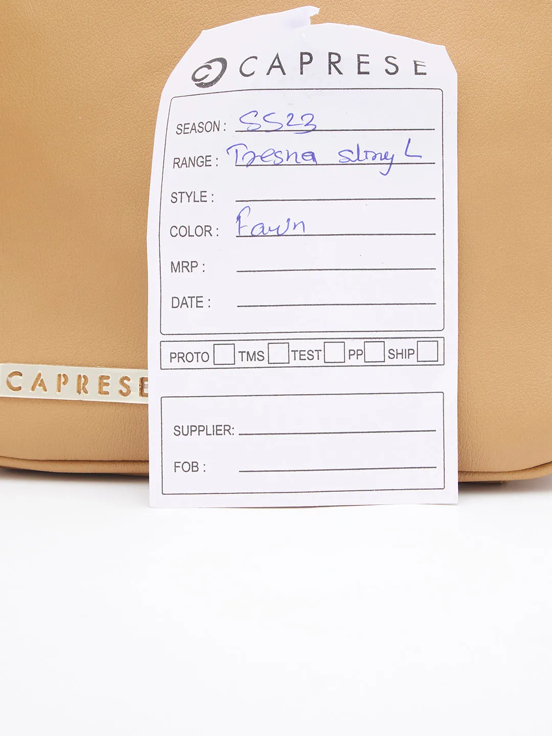 Caprese Tresna Large Embroidery Fawn Sling Bag