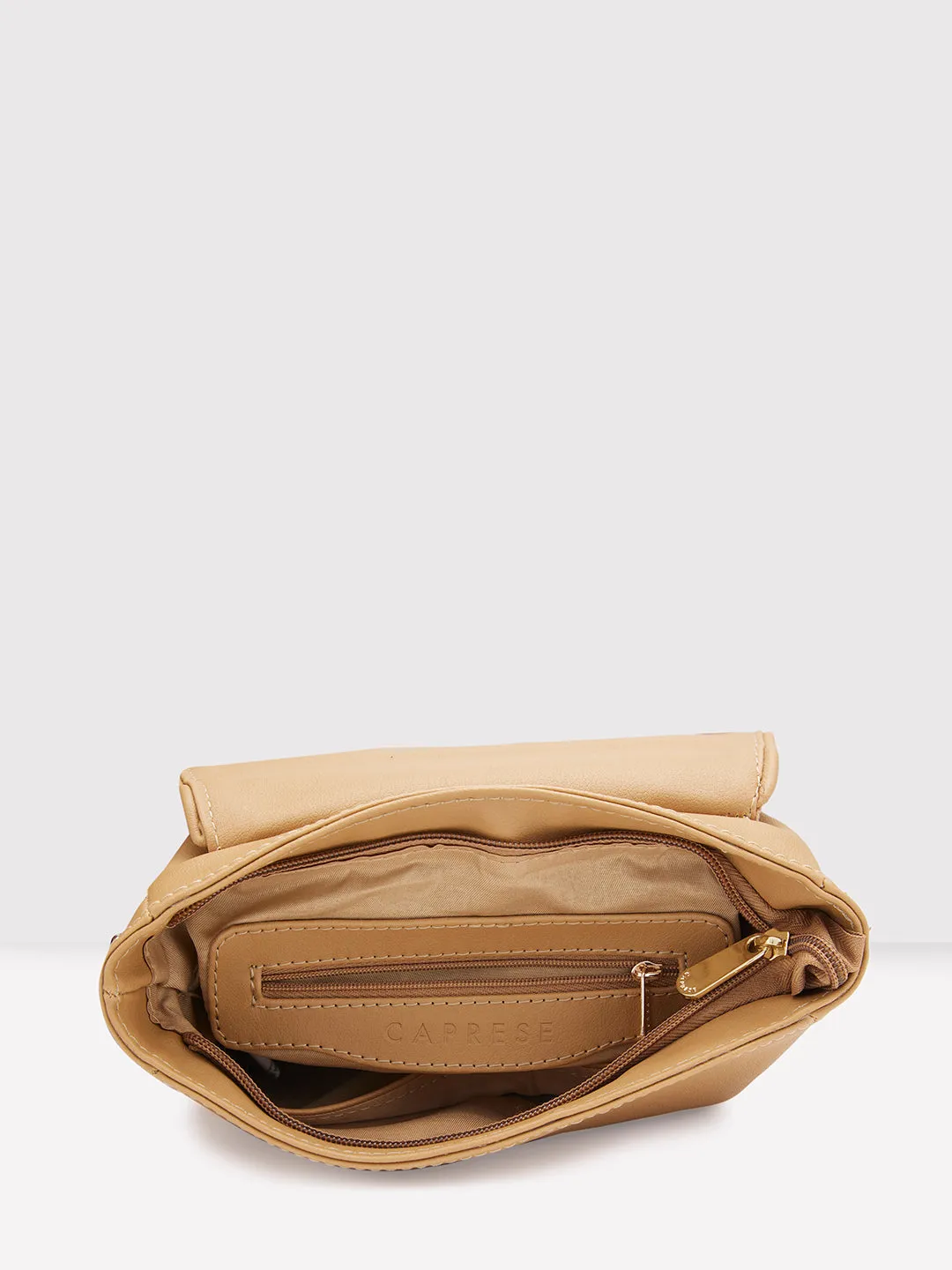 Caprese Tresna Large Embroidery Fawn Sling Bag