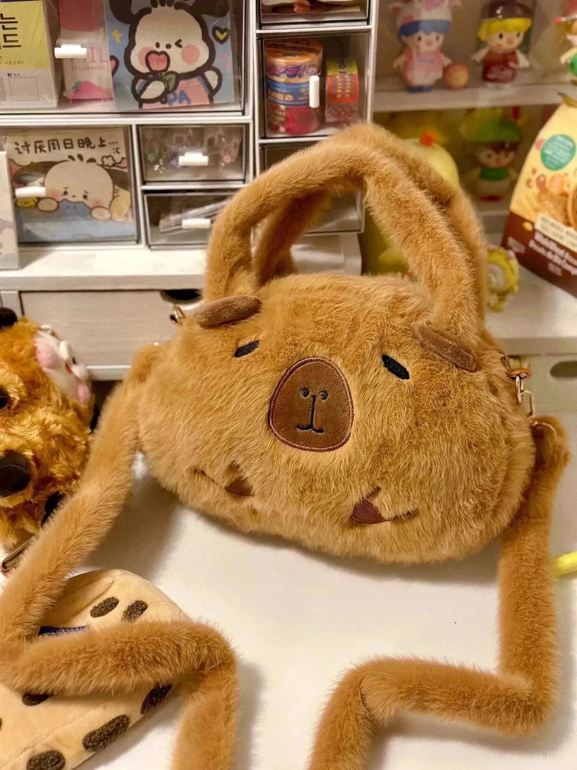 Capy Couture Plush Handbag