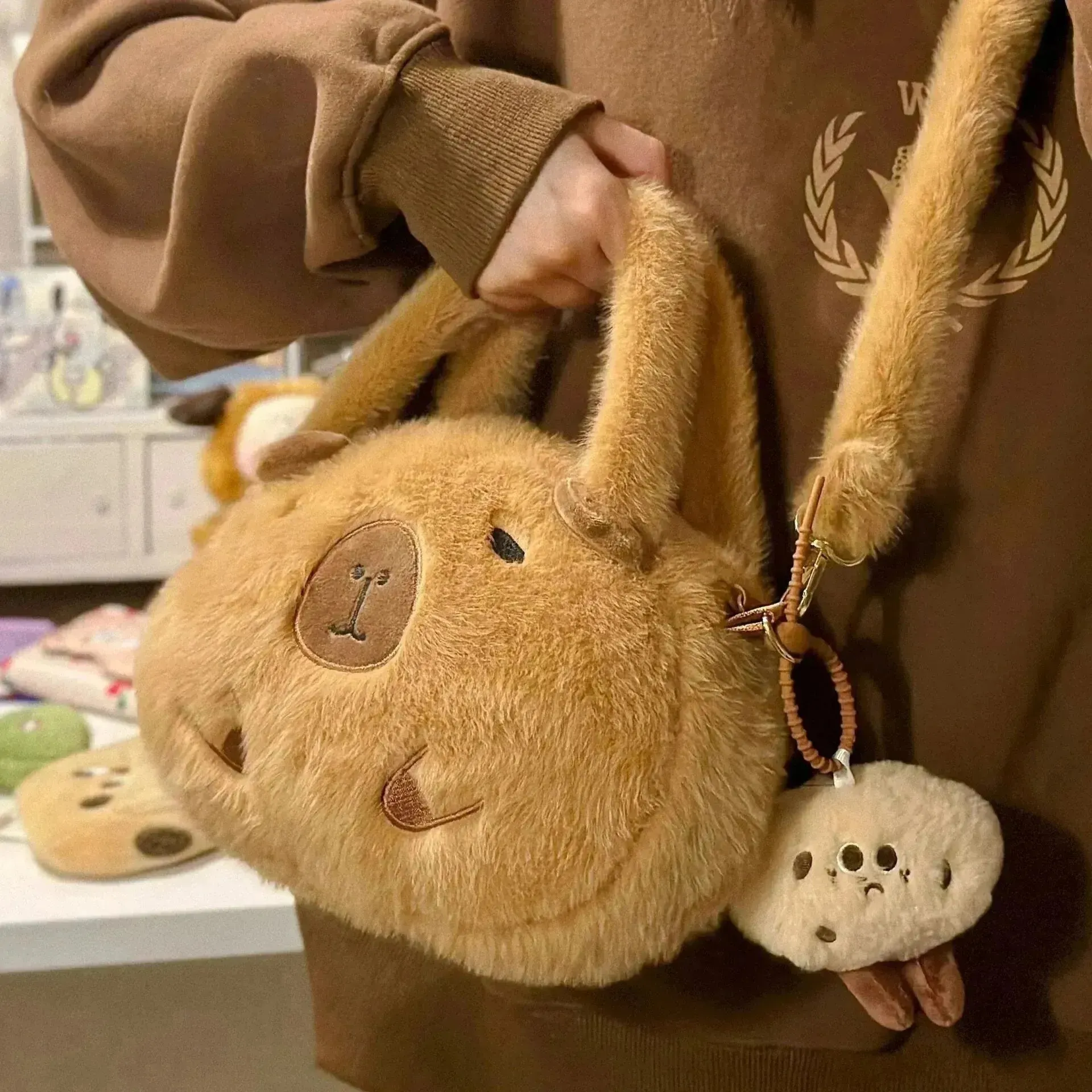 Capy Couture Plush Handbag