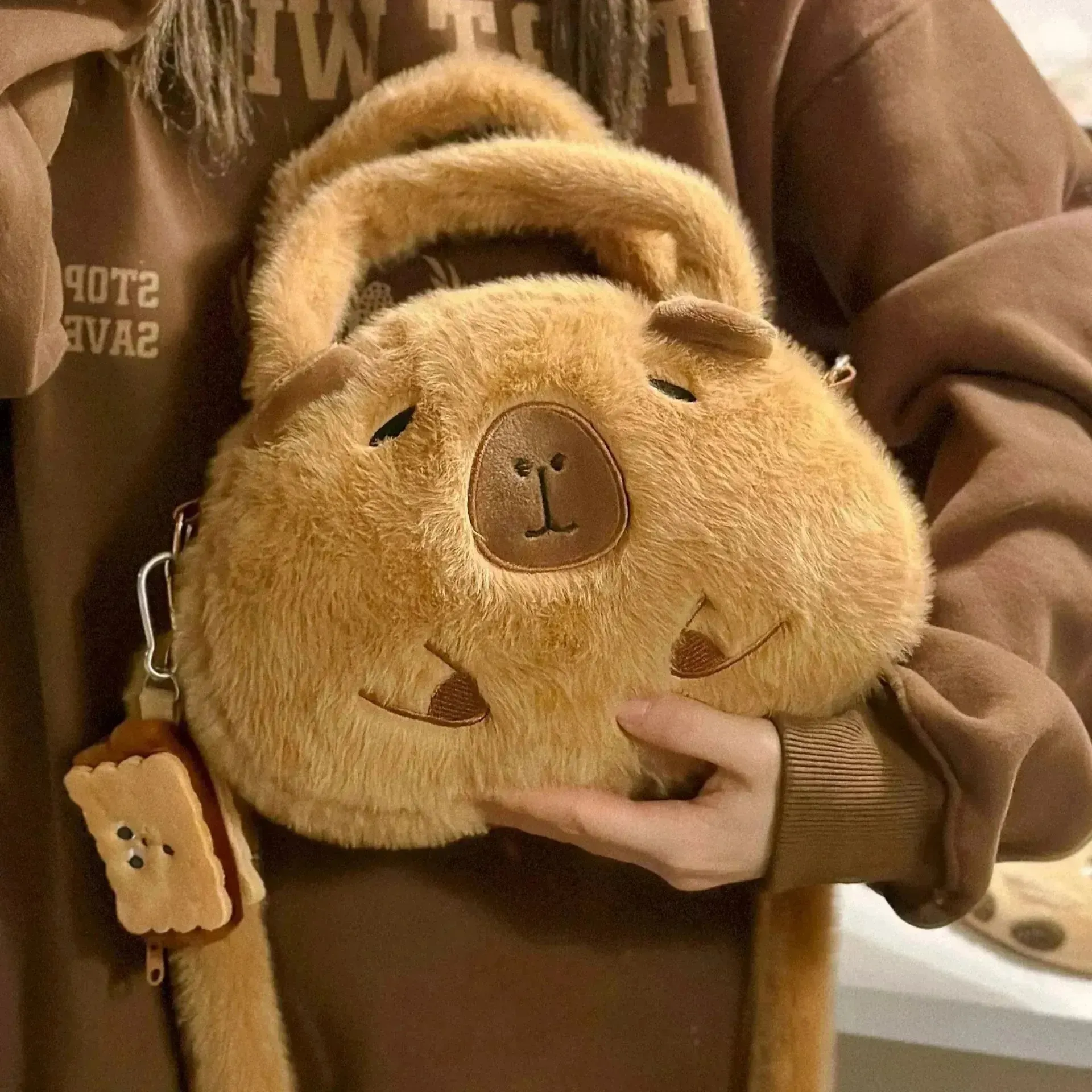 Capy Couture Plush Handbag