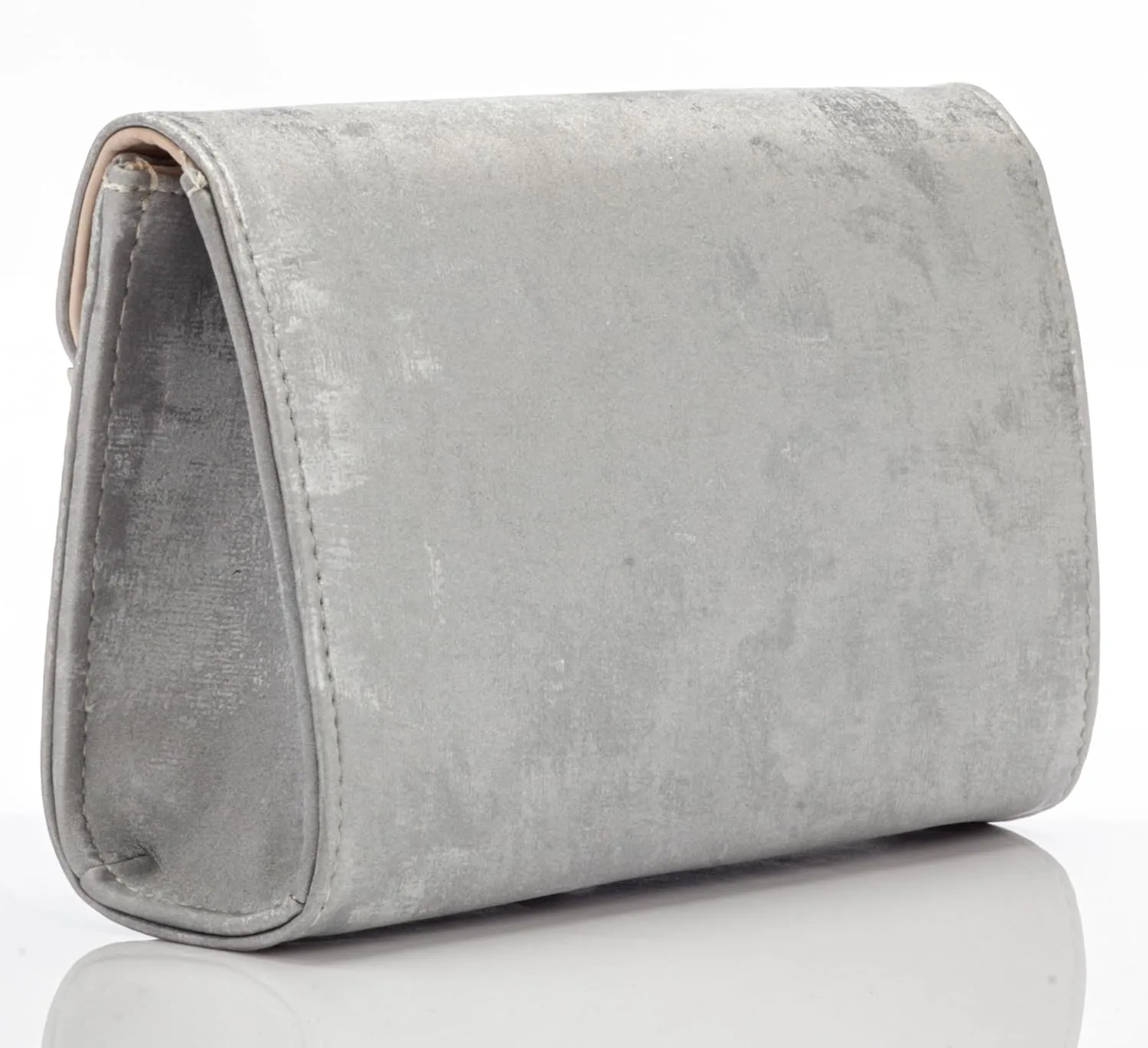 CARIEDO Women Flap Evening Tote Bag PU Leather Clutch Bridal Wallet for Wedding Prom Night Party