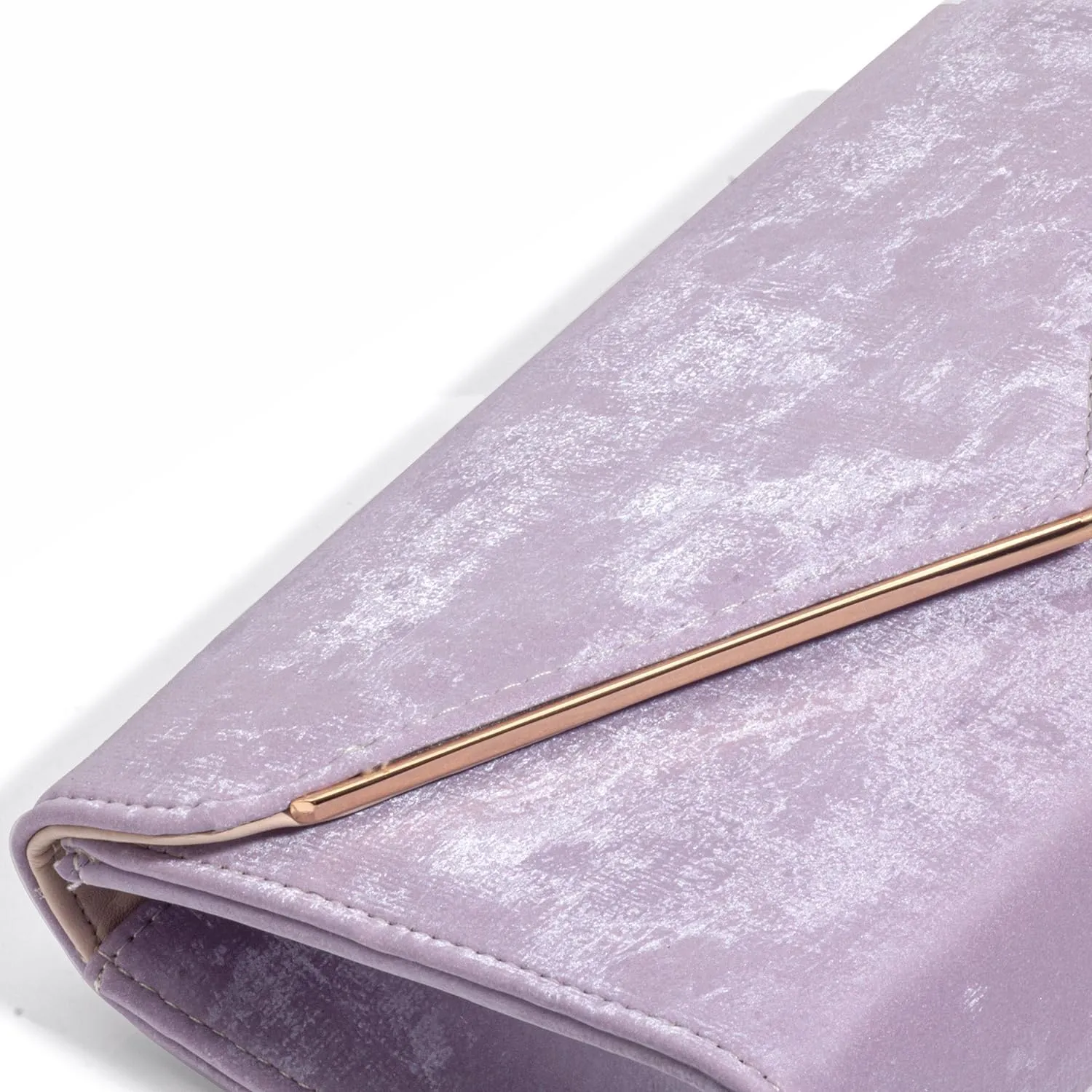 CARIEDO Women Flap Evening Tote Bag PU Leather Clutch Bridal Wallet for Wedding Prom Night Party