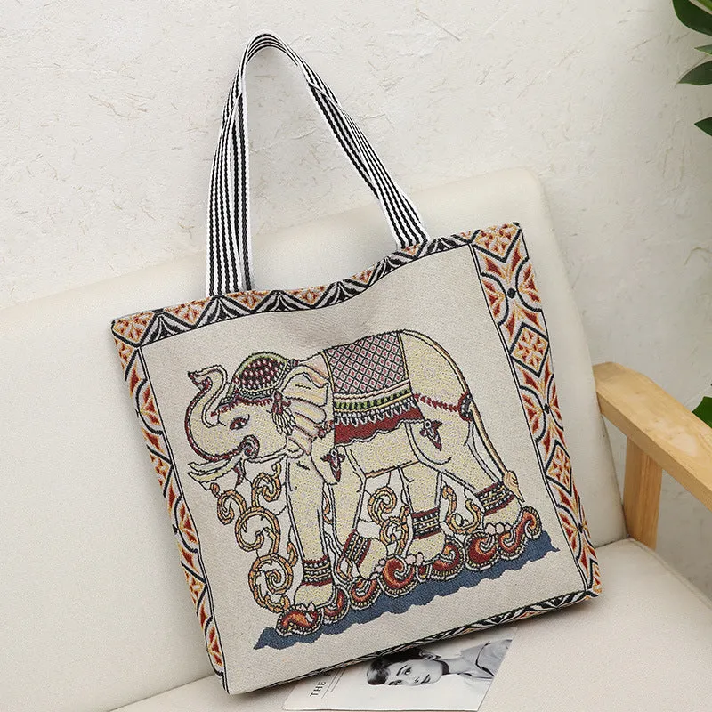 Cartoon Embroidered Leisure Big Owl Embroidery Bags