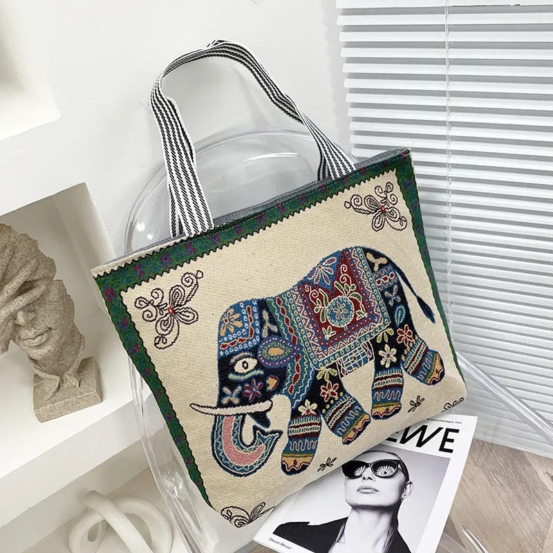 Cartoon Embroidered Leisure Big Owl Embroidery Bags